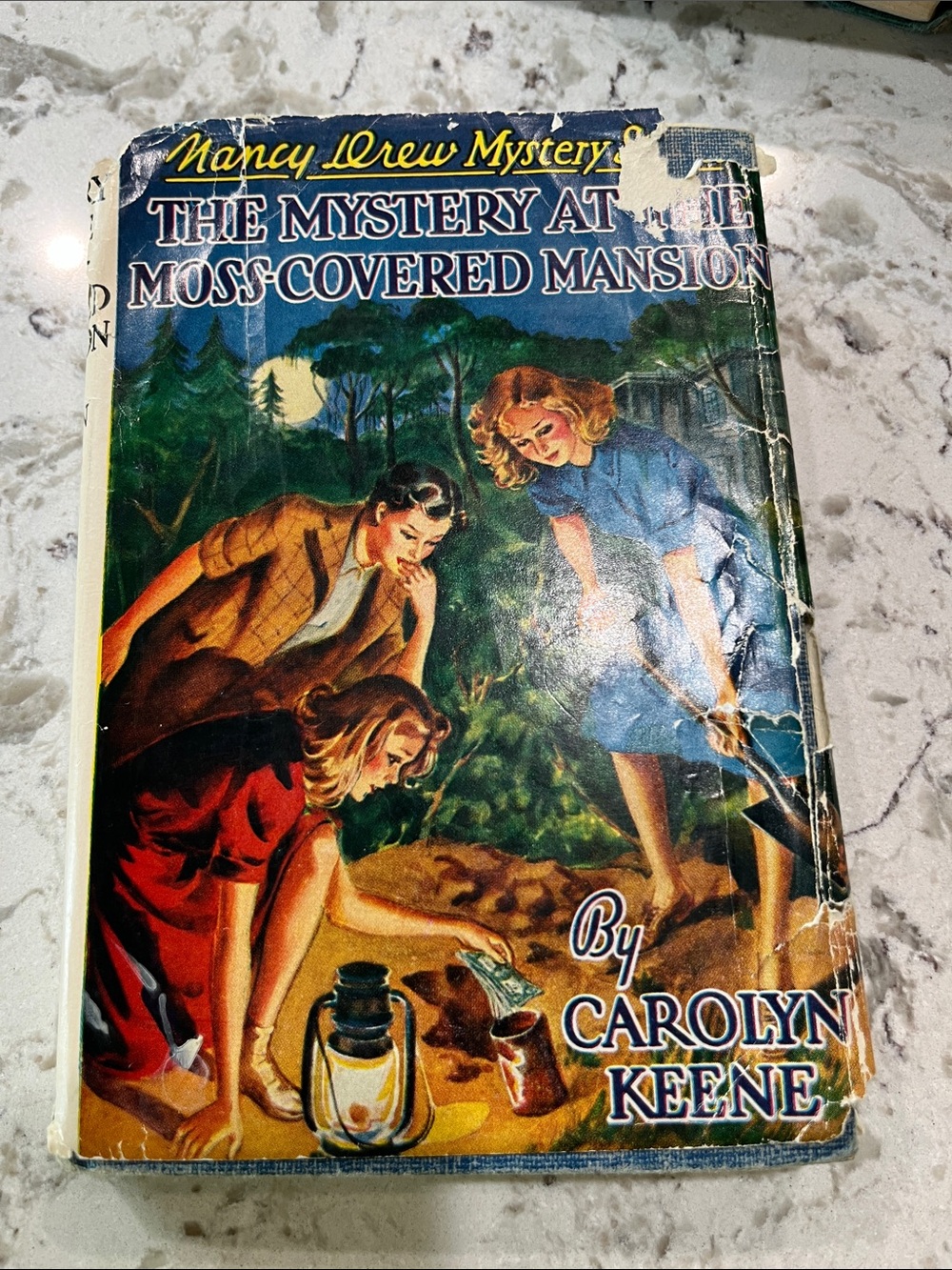 1941 Nancy Drew "The Mystery at the Moss-Covered Mansion" by Carolyn Keene